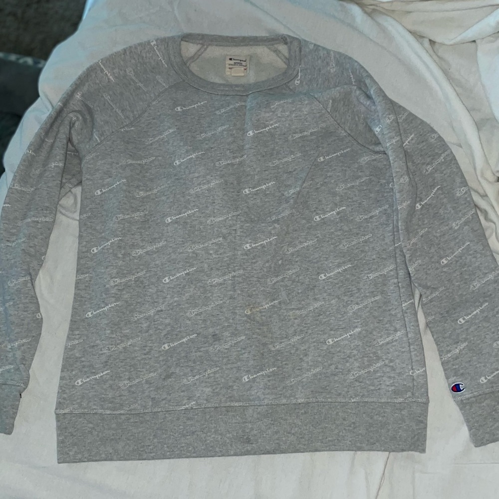 Grey champion sweater